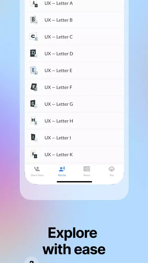Recitely应用截图